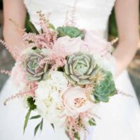 bouquet sposa succulente