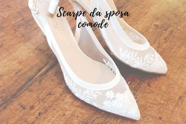 scarpe da sposa comode e belle